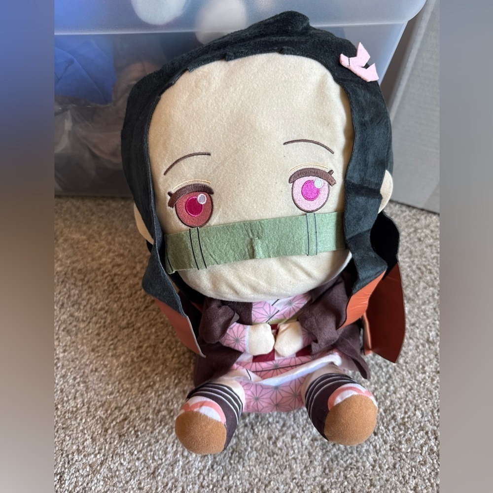 Devil's Blade Demon Kimetsu no yaiba Nezuko plush doll type Ruck sack‎ Rare Find